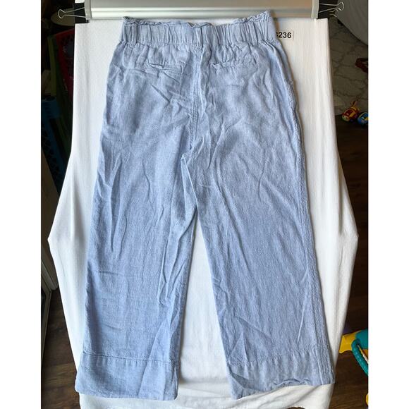 MASON & BELLE Women Elastic Waist Casual Straight Pants size 4, Blue - Picture 12 of 12